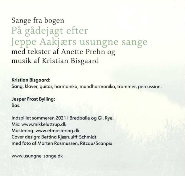 Gentleman ansøge Transistor CD - 21 usungne sange - af Anette Prehn og Kristian Bisgaard -  Aakjærselskabets Webshop