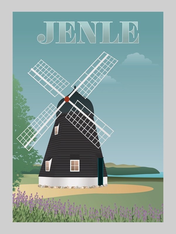 Plakat af Jenle Møllen